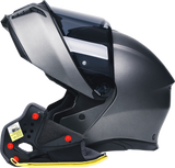 Almohadillas para mejillas AGV Tourmodular - Gris/Negro - 2XL 20KIT93039629