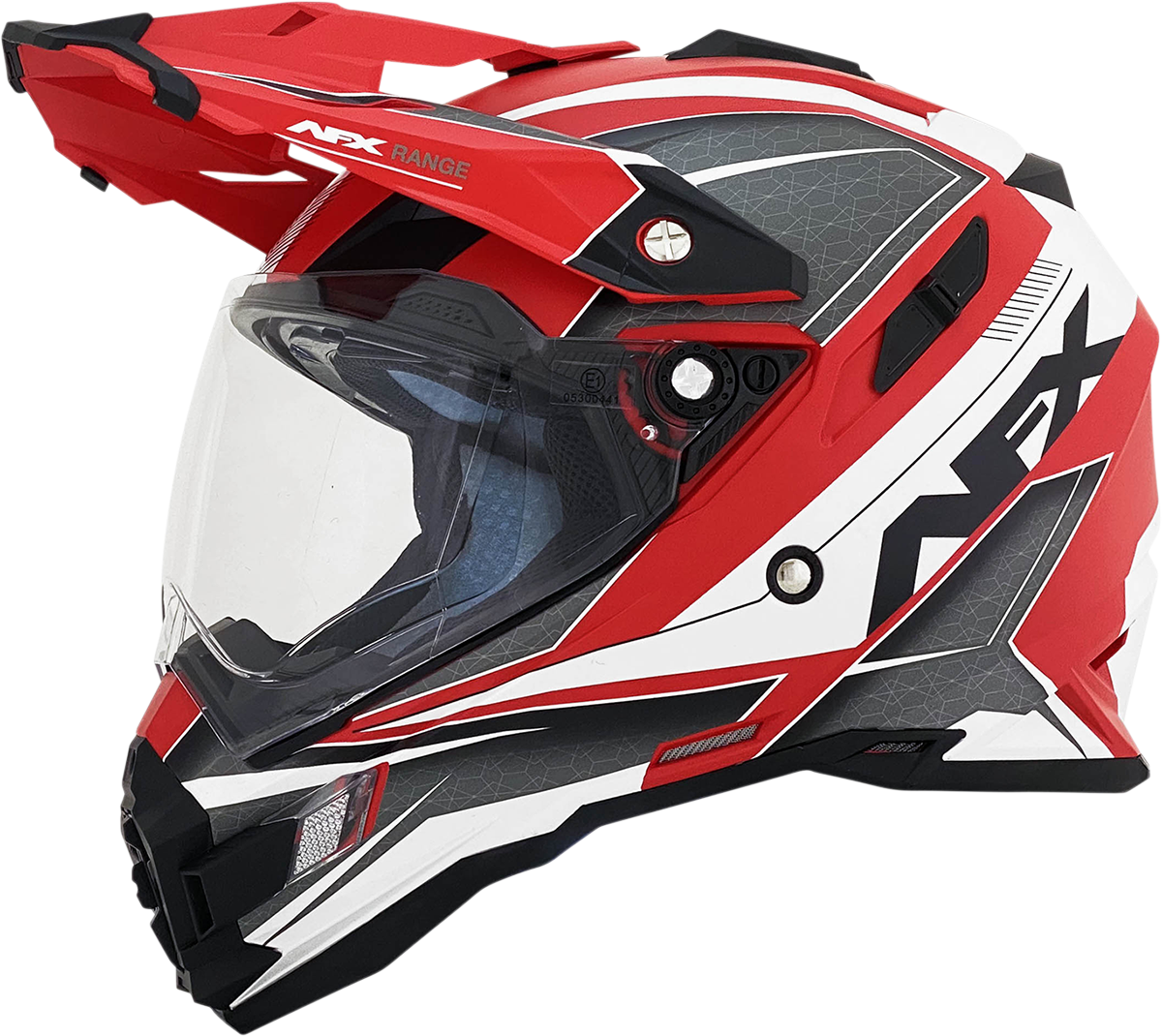 AFX FX-41 Motorcycle Helmet - Range - Matte Red