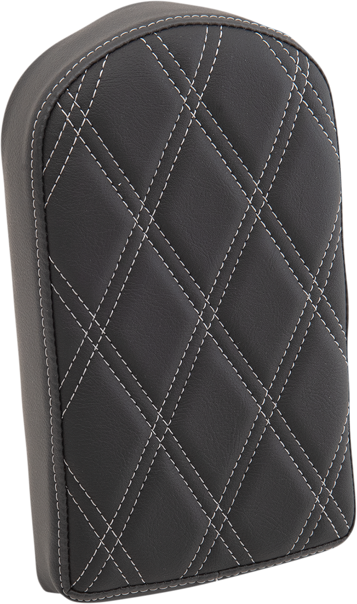 Almohadilla para respaldo de DRAG SPECIALTIES - Doble diamante - Plateada - 10" 0822-0441 