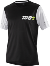 Maillot 100% Ridecamp - Manga corta - Negro - Talla pequeña 41401-001-10