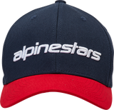 Gorra lineal ALPINESTARS - Azul marino/Rojo - Talla pequeña/mediana 1230810057030SM