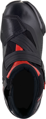 Botas ALPINESTARS SMX1-R V2 - Negro/Rojo - Talla 6 EE. UU. / 39 UE 2224021-13-39