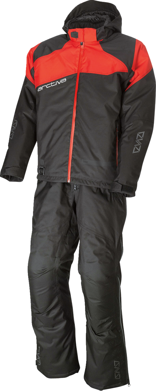 Chaqueta con capucha ARCTIVA Pivot 5 - Negro/Rojo - 2XL 3120-2066 