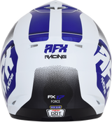 Casco de motocicleta AFX FX-17 - Force - Blanco perla/Azul - XS 0110-5237 
