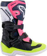 Botas ALPINESTARS Tech 3S - Negro/Azul/Rosa - Talla 1 de EE. UU. 2014518-1176-1