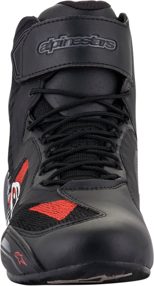 Zapatillas ALPINESTARS Faster-3 Rideknit® - Negro/Gris/Rojo - Talla 8.5 (EE. UU.) 2510319116585