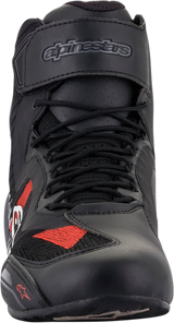 Zapatillas ALPINESTARS Faster-3 Rideknit® - Negro/Gris/Rojo - Talla 12.5 (EE. UU.) 25103191165125