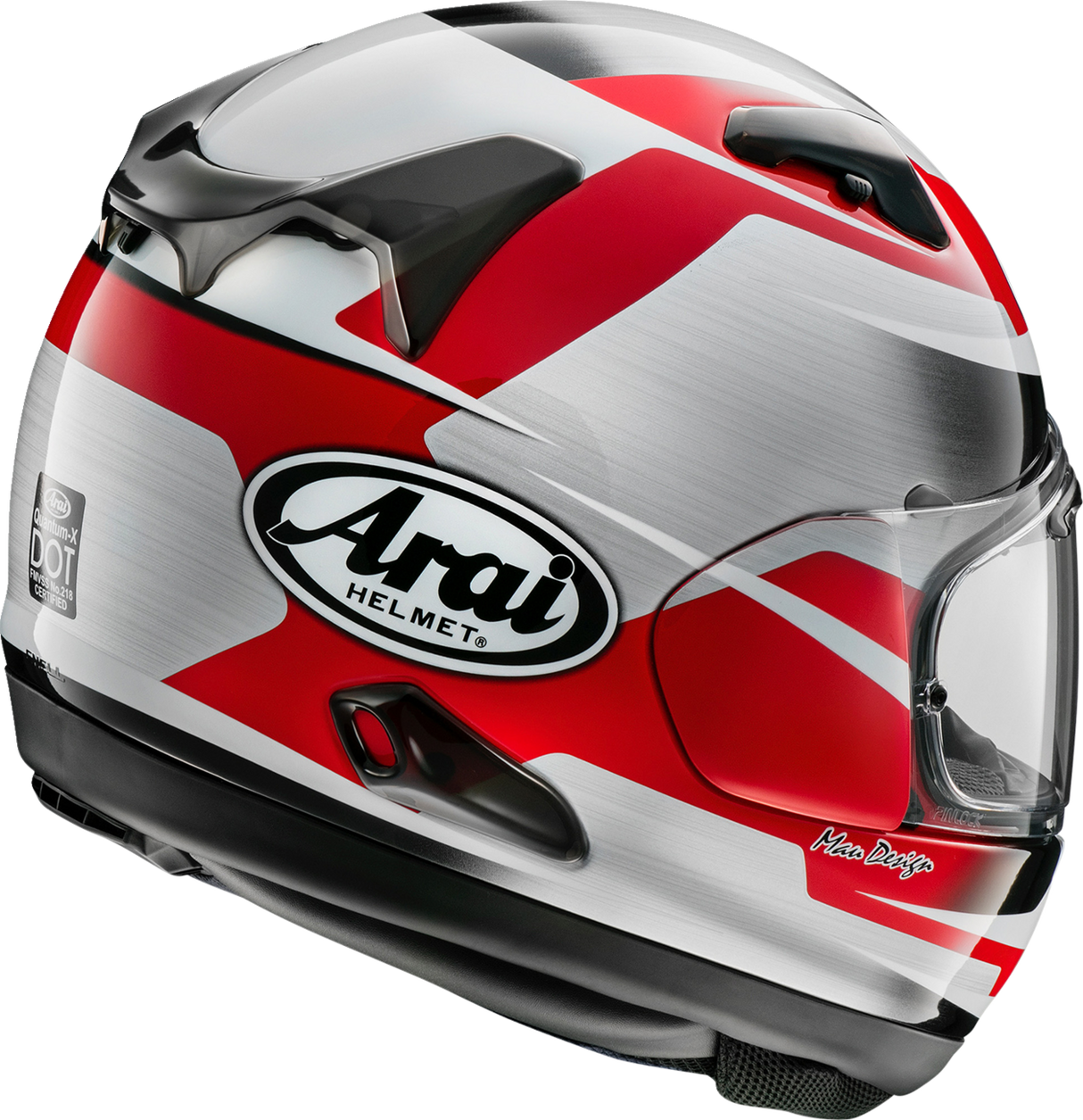 Casco de motocicleta ARAI Quantum-X - Acero - Rojo - Pequeño 0101-15737