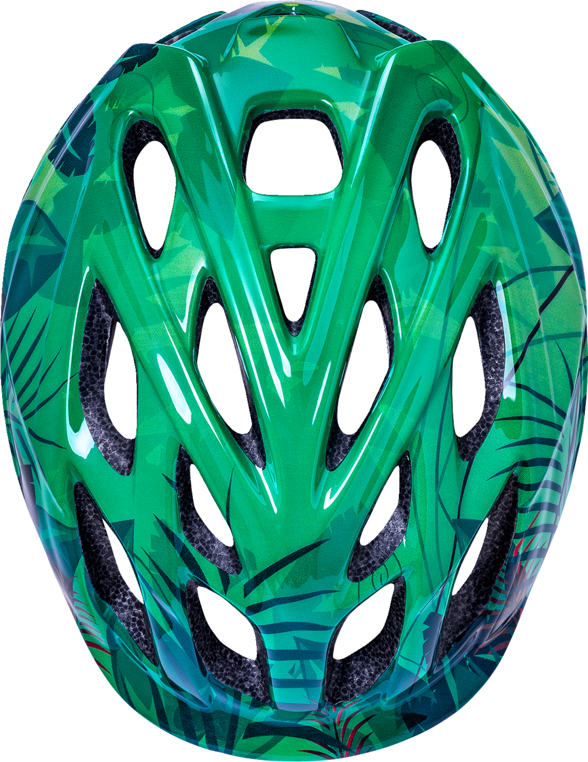 Casco de bicicleta infantil con iluminación KALI Chakra - Jungla - Verde brillante - XS 0221022214 