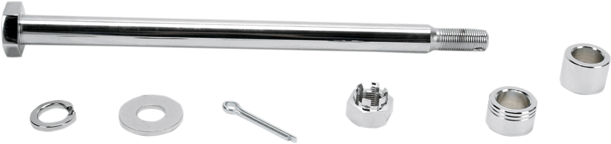 Kit de eje trasero DRAG SPECIALTIES - Cromado 16-0294-BC520