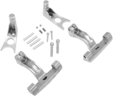 Soporte para plataforma de pasajero DRAG SPECIALTIES - Cromado - FLST P17-0411C 