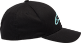 Gorra ALPINESTARS Ageless Curve - Negro/Agua clara - L/XL 1017810101177LX