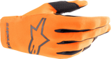 Guantes ALPINESTARS Radar - Naranja intenso/Negro - Grandes 3561824-411-L