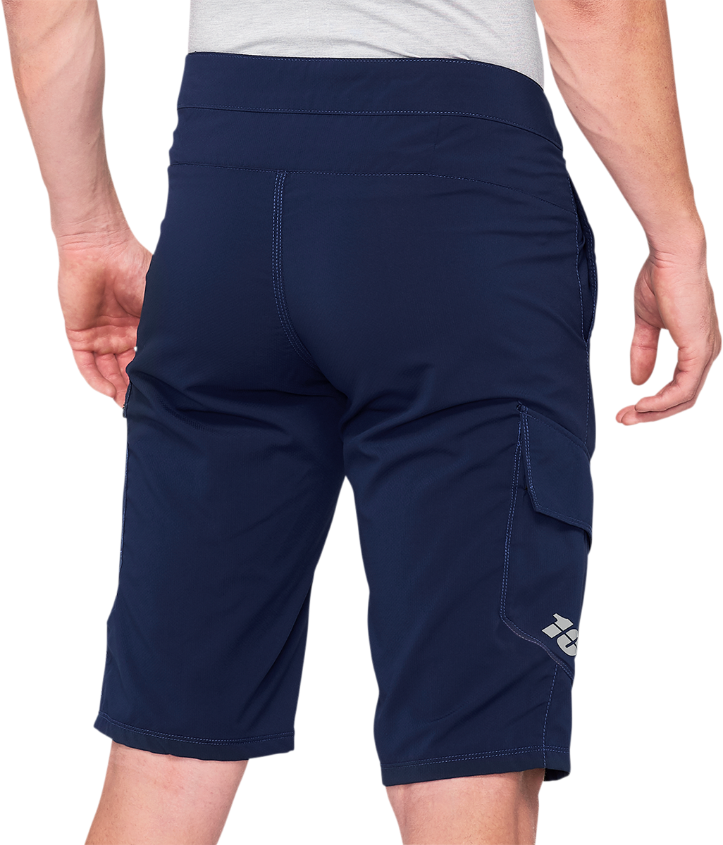 Pantalones cortos 100% Ridecamp - Azul marino - Talla 32 de EE. UU. 40029-00023