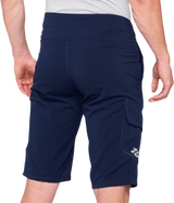 Pantalones cortos 100% Ridecamp - Azul marino - Talla 32 de EE. UU. 40029-00023