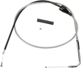 Cable de ralentí DRAG SPECIALTIES - Crucero - 48" - Trenzado 5343204B