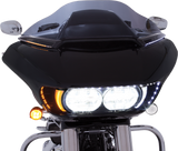 Moldura de parabrisas LED CIRO - 15-20 FLTR - Negro 11051 