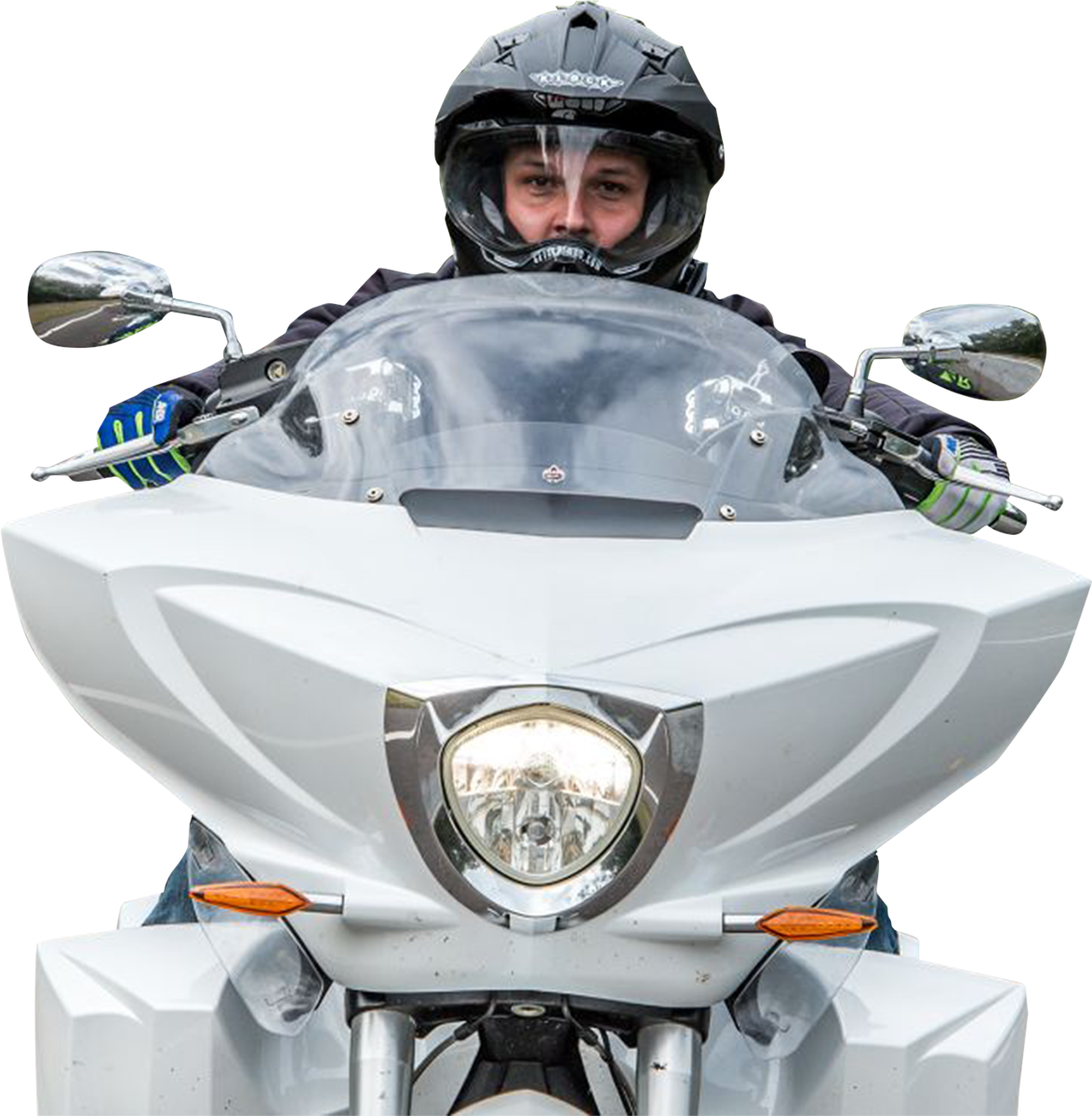 Parabrisas KLOCK WERKS Flare™ - 11" - Transparente - Victory KWW-06-0542