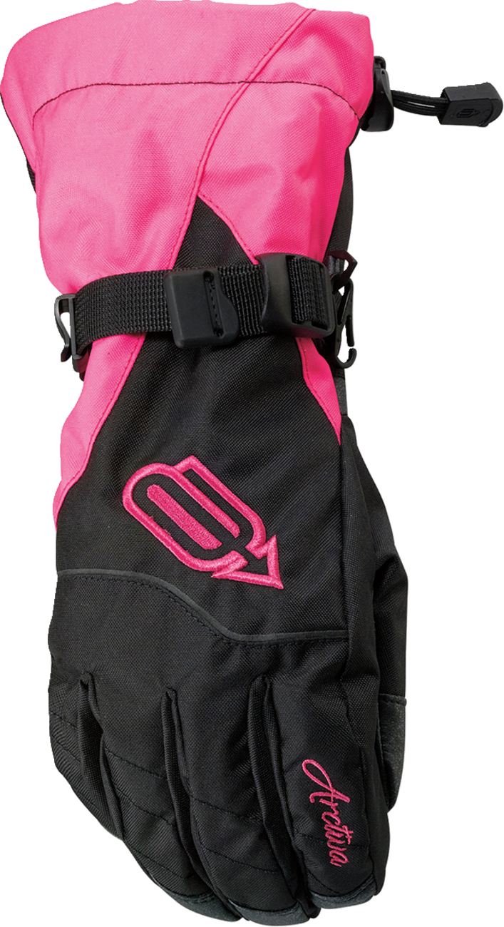 Guantes Pivot ARCTIVA para mujer - Negro/Rosa - Talla grande 3341-0431 