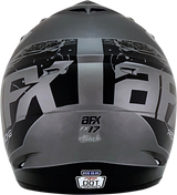 AFX FX-17 Motorcycle Helmet - Attack - Frost Gray/Matte Black - Medium 0110-7138
