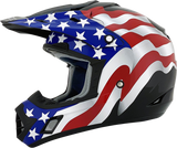 Casco de motocicleta AFX FX-17 - Bandera - Negro - 4XL 0110-7632