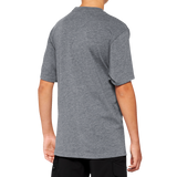 Camiseta juvenil Icon 100% - Gris jaspeado - Talla mediana 20001-00009