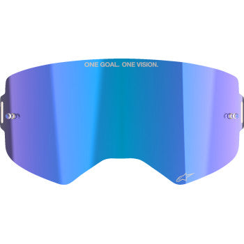 ALPINESTARS Goggles Supertech Lens - ABS Vision - Blue Mirror 9100325-7273
