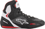 Zapatillas ALPINESTARS Faster-3 Rideknit® - Negro/Blanco/Rojo - Talla 13.5 (EE. UU.) 2510319123-13.5