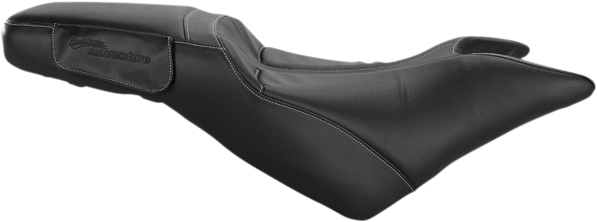 Asiento SADDLEMEN Adventure Tour - Monobloque - Estándar - Cosido - Negro - Tiger 800 0810-T119