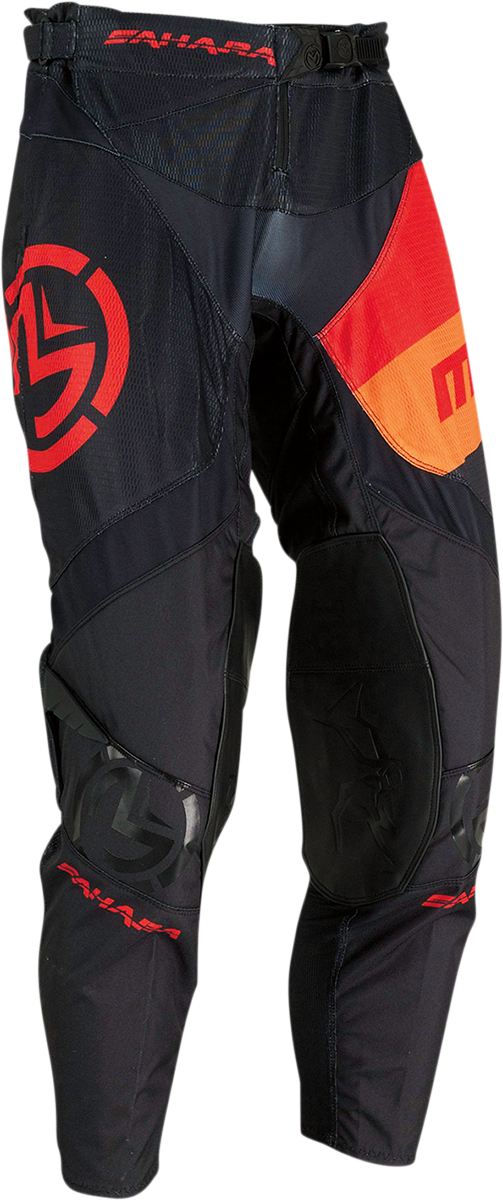 Pantalones MOOSE RACING Sahara - Negro/Naranja/Rojo - 32 2901-9065 