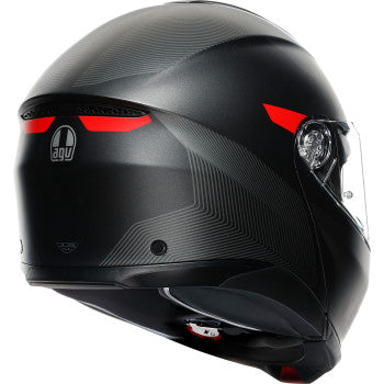 Casco de moto AGV Tourmodular - Frequency - Gunmetal mate/Rojo - XL 211251F2OY00515 