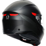 Casco de moto AGV Tourmodular - Frequency - Gunmetal mate/Rojo - XL 211251F2OY00515 