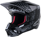 Casco de moto ALPINESTARS SM5 - Solar Flare - Negro brillante/Gris/Dorado - XL 8305822-1959-XL 