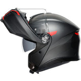 Casco de moto AGV Tourmodular - Frequency - Gunmetal mate/Rojo - XL 211251F2OY00515 