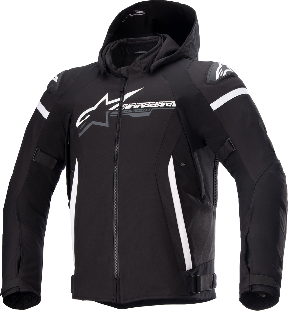 Chaqueta impermeable ALPINESTARS Zaca - Negro/Blanco - 3XL 3206423-12-3XL