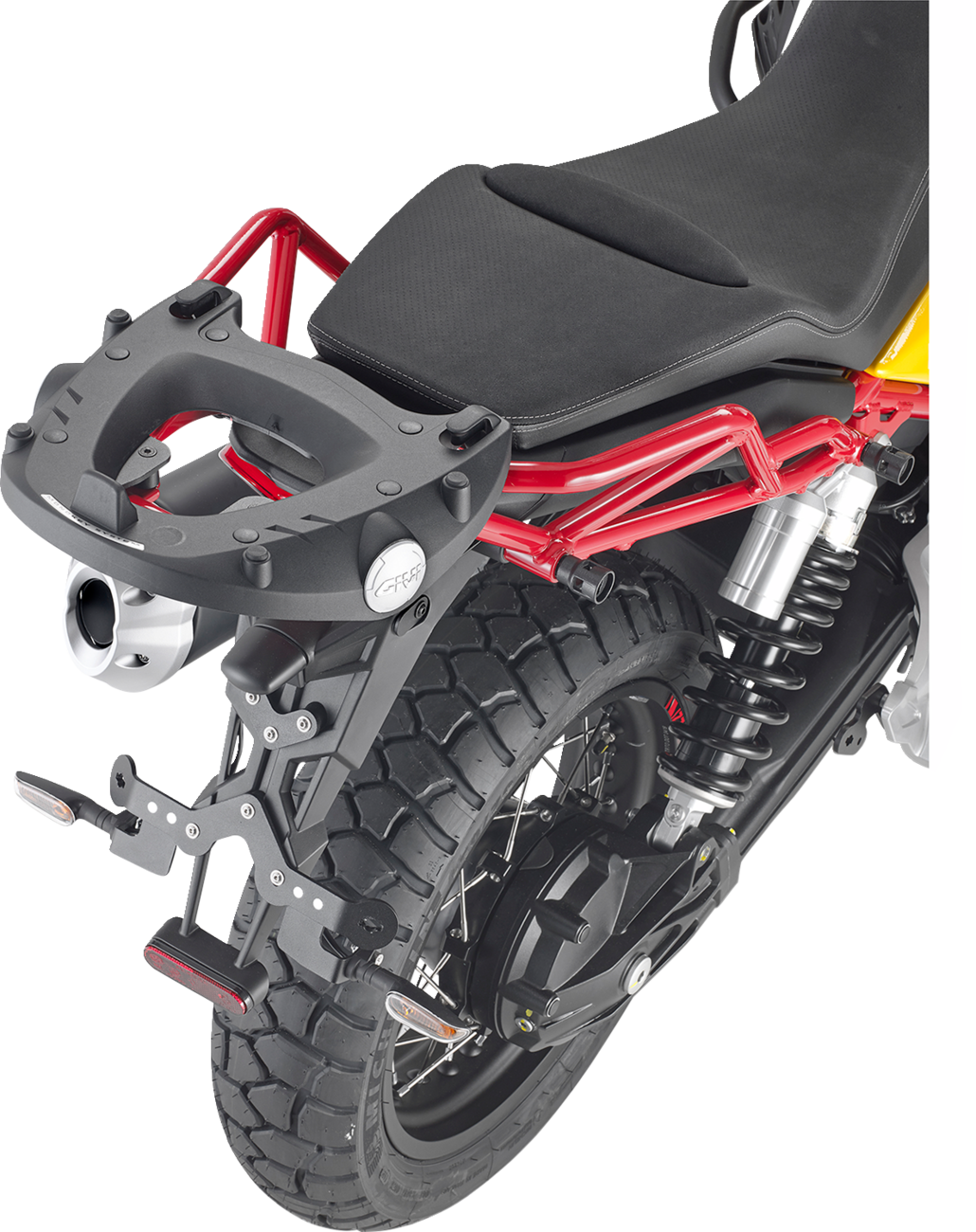 Kit de montaje GIVI - Portaequipajes trasero - Moto Guzzi - V85 TT SR8203 