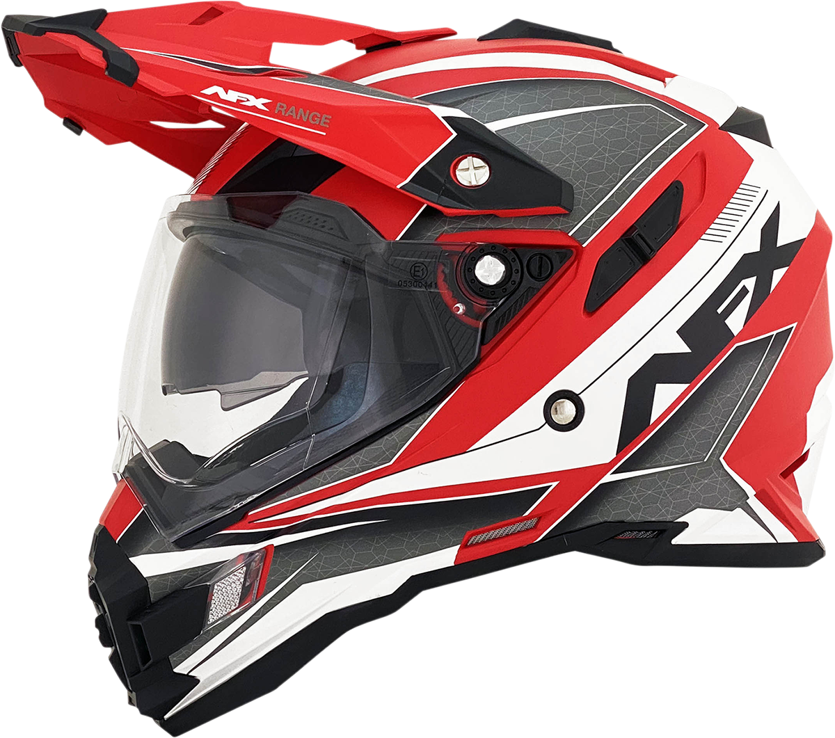 Casco de moto AFX FX-41 - Gama - Rojo mate - XL 0140-0069 