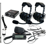 Kit de intercomunicador/radio y auriculares NAVATLAS - Biplaza - Negro NIROHBK2 