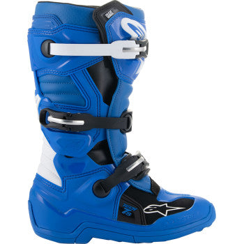Botas ALPINESTARS Youth Tech 7S - Azul/Negro/Blanco - Talla 2 de EE. UU. 2015017-712-2 