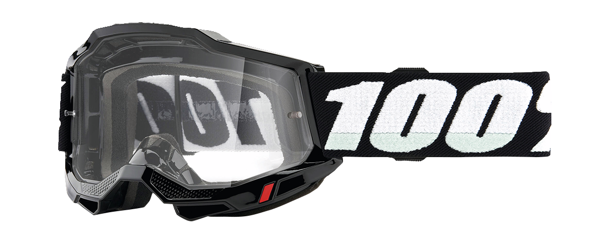 Gafas de natación 100% Accuri 2 Junior - Negras - Transparentes 50024-00010