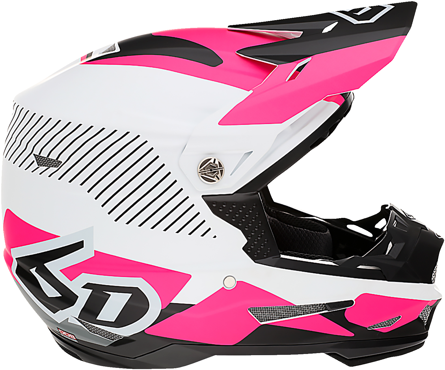 fluorescent pink motorcycle helmet 6D ATR-2 Helmet - Fusion - Neon Pink