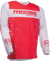 Camiseta de clasificación de MOOSE RACING - Roja/Blanca - Mediana 2910-6646 