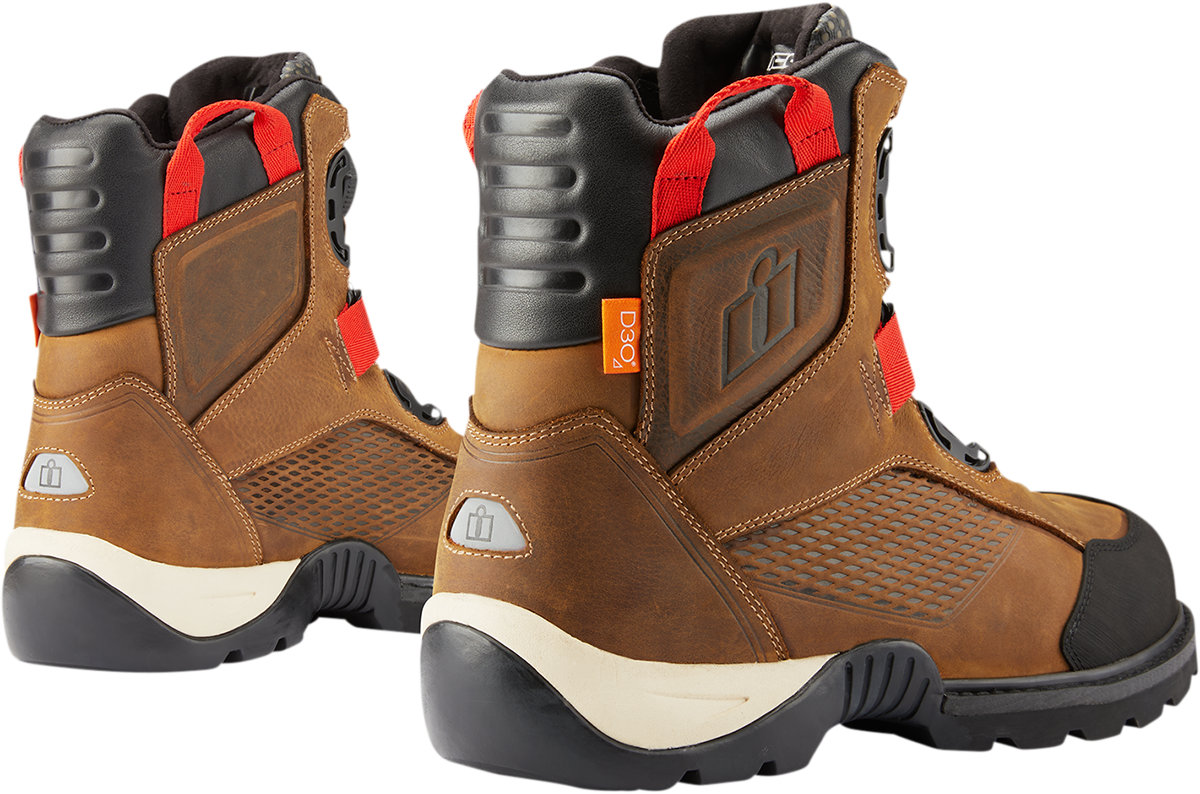 Botas ICON Stormhawk - Marrón - Talla 11.5 3403-1169