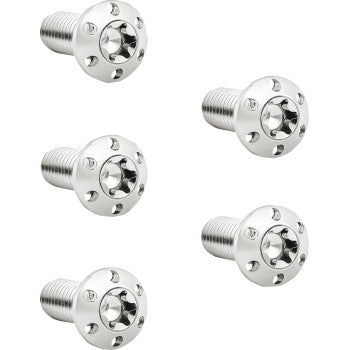 Kit de pernos ARLEN NESS - Holeshot/Rotor de freno/Delantero - Montaje en buje - Pulido 5/16"-18 x 7/8" - Paquete de 5 300-912 