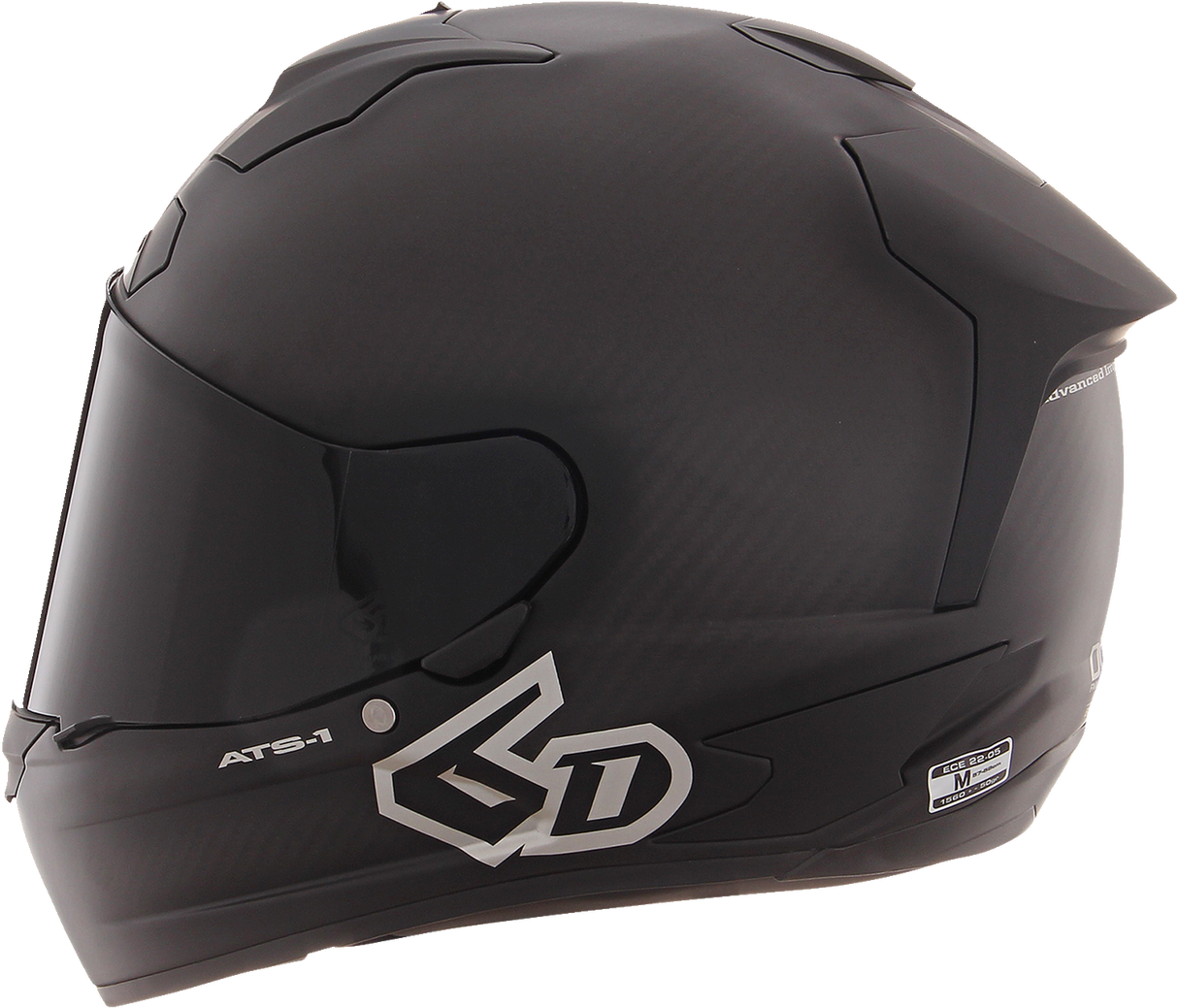 Casco de motocicleta 6D ATS-1R - Negro mate - Talla pequeña 30-0985 