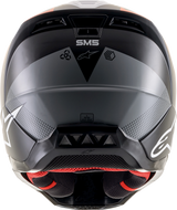 Casco de motocicleta ALPINESTARS SM5 - Rayón - Negro/Blanco/Naranja - Mediano 8304121-1242-MD