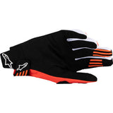 Guantes MX ALPINESTARS Techstar - Negro/Naranja intenso - Pequeños 3560125-1041-S 