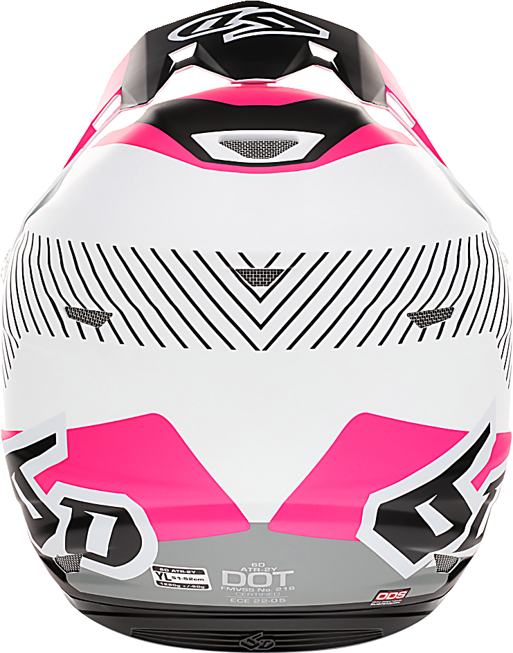 Casco de motocicleta 6D ATR-2Y - Fusion - Rosa - Talla L 11-6412 