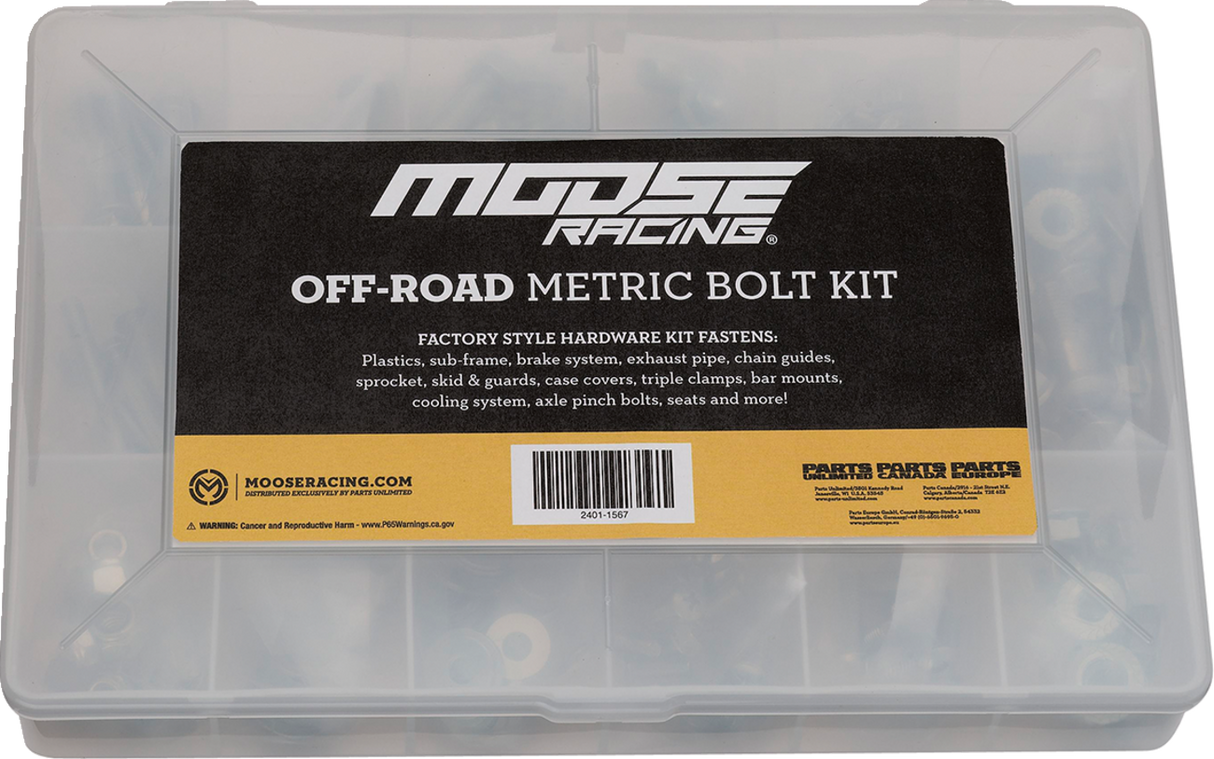 Kit de pernos MOOSE RACING - Métrico BKP-02 