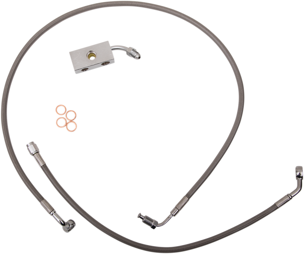 Manillares Ape Hanger de 15" a 17" - Acero inoxidable LA-8152B16